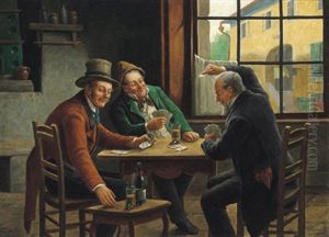 Lustige Kartenrunde