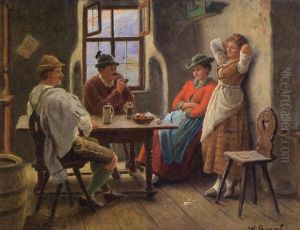 Im Kreuzfeuer by Wilhelm Giessel