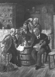 Kapelle In Einem Wirtshaus by Wilhelm Giessel