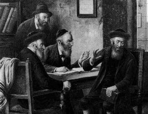 Beratung Der Rabbiner by Wilhelm Giessel