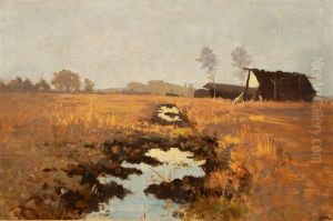 The Marshland Near Dachau by Josua Von Gietl