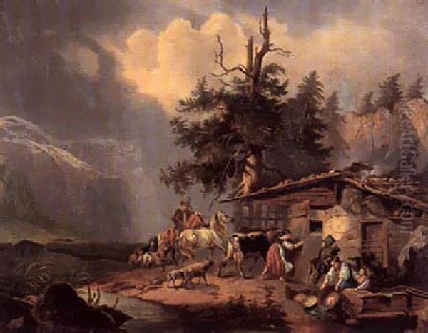 Bauern Mit Vieh - view 1