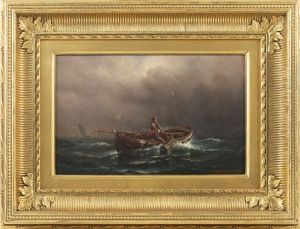 Hauling The Lobster Pots by Charles Henry Gifford