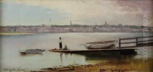 New Bedford From Gifford's Wharf by Charles Henry Gifford