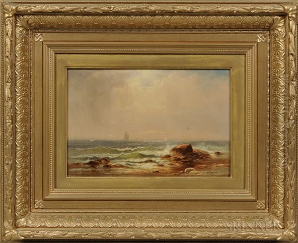 Rocky Beach And Sailing Vessels - view 1