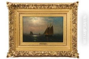 Nightfall Over The Harbor by Charles Henry Gifford