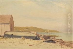 Beach Scene by Charles Henry Gifford