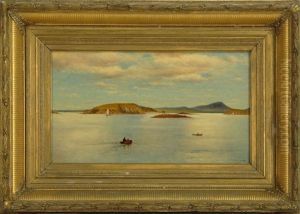 Coastal Scene With Figures In Dories