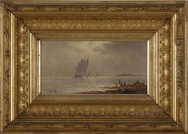 Ships Off The Coast - view 1