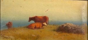 Cattle At Pasture by Charles Henry Gifford