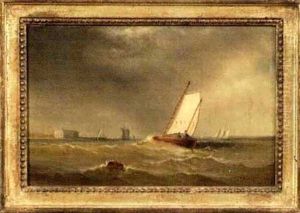 Seascape Off New York City by Charles Henry Gifford