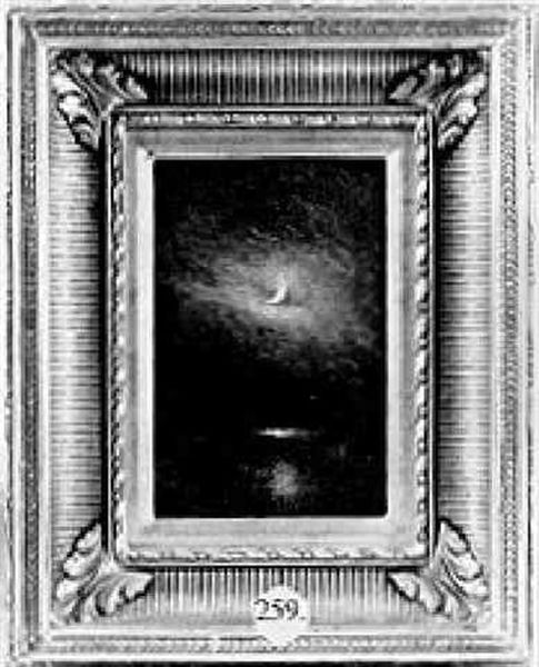 Boat In Moonlight - view 1