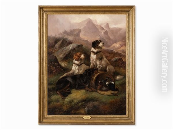 Hunting Dogs With Prey - view 1