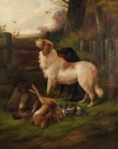 Retour De Chasse: Chien D'arret Au Gibier A La Barriere by John Gifford