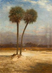 Two Palm Trees by Robert Swain Gifford