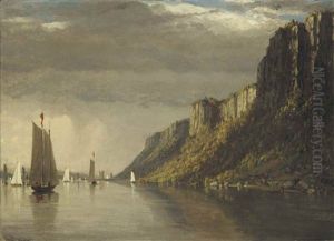 The Palisades, New York by Sanford Robinson Gifford