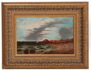 Coastal Scene by Sanford Robinson Gifford