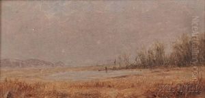 Hudson River Marshes, A Study by Sanford Robinson Gifford