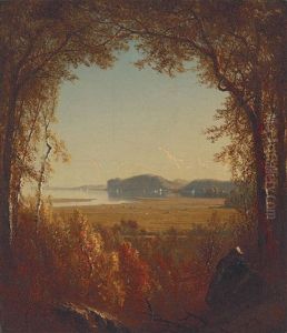 Hook Mountain Near Nyack, New York by Sanford Robinson Gifford