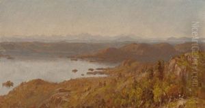 Lake George From Buck Mountain by Sanford Robinson Gifford