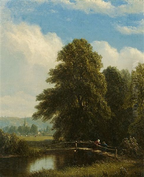 The Darent, Kent, England - view 1