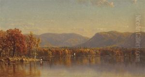 Lake Sunapee, New Hampshire (study) by Sanford Robinson Gifford