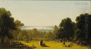 Sunday Prayers (study For Sunday Morning In The Seventh Regiment Camp?) by Sanford Robinson Gifford