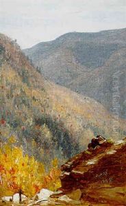 View Near Kauterskill Clove by Sanford Robinson Gifford