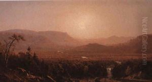 A Catskill Study by Sanford Robinson Gifford