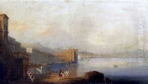 Crowds Gathering At The Gulf Of Naples