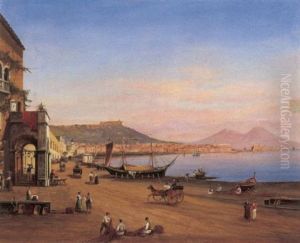 Napoli, Vita Sul Lungomare by Ercole Gigante