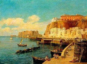 Napoli, Castel Dell'ovo Da Santa Lucia Napoli, Castel Dell'ovo Da Santa Lucia