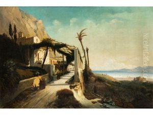 Kloster Mit Pergola Uber Dem Meeresufer