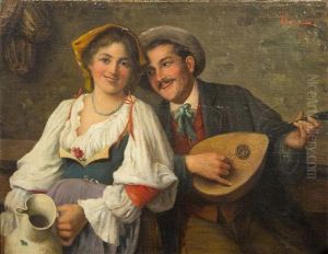 The Serenade by Adolfo Bacci