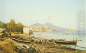 A View Of The Bay Of Naples A View Of The Bay Of Naples
