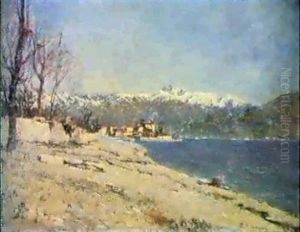 Inverno Sul Lago Maggiore by Eugenio Gignous