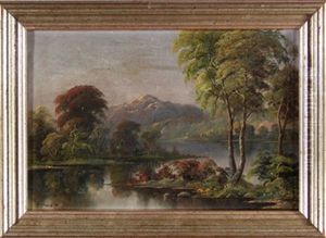 Hudson In The Autumn by Regis Francois Gignoux