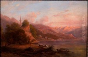 Mountain Lake Scene
