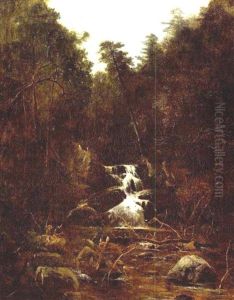 The Indian Falls by Regis Francois Gignoux