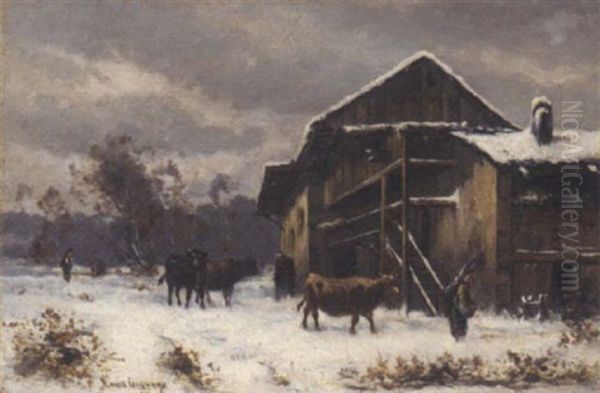 Winter On The Farm - view 1