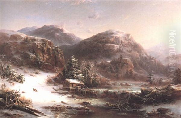 Winter In The Mountains - view 1