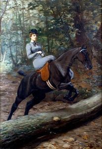 La Duchesse D'uzes Montant En Amazone La Duchesse D'uzes Montant En Amazone
