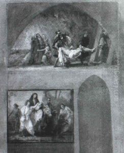 La Chapelle De Saint-gervais A Paris by Jean-Francois Gigoux