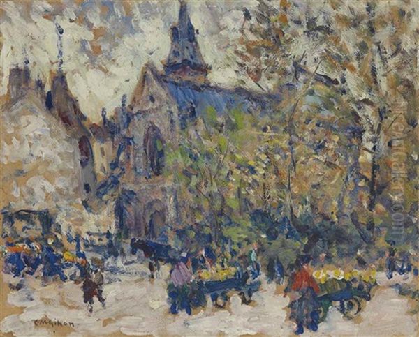 L'eglise Saint Medard A Paris - view 1