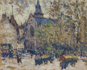 L'eglise Saint Medard A Paris by Clarence Montfort Gihon
