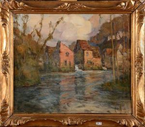 Paysage Au Moulin A Eau