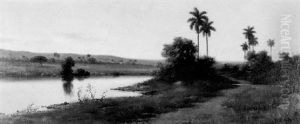 Las Palamas - A Tropical Landscape by Juan Gil Garca
