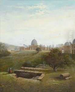 Mount Moriah, The Site Of The Temple Mount, Jerusalem (+ The Sea Of Galilee From The Northwest; Pair) by Albert Gilbert