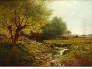 A Brook In Surrey by Arthur Gilbert