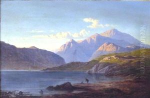 Evening Towards Glencoe, Looking From West End Of Loch (+ Evening, Looking East To Glencoe; 2 Works) by Arthur Gilbert